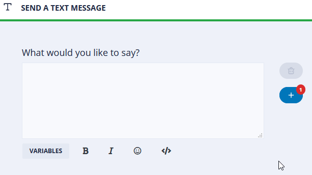 Text message demo